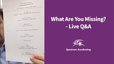 What Are You Missing?: Live Q&A