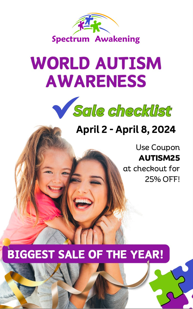 World Autism Awareness Sale Checklist