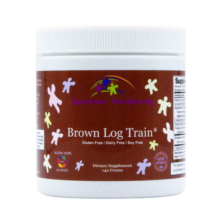 Brown Log Train