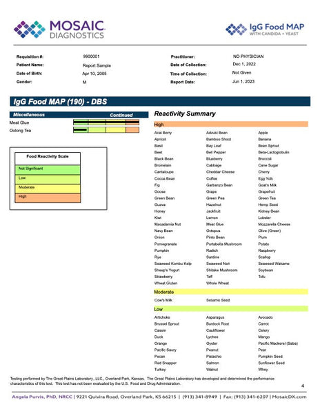 Food Sensitivity IgG Test – Spectrum Awakening
